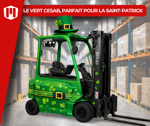 Chariot &eacute;l&eacute;vateur &eacute;lectrique CESAB B3 : la solution performante pour la manutention en entrep&ocirc;t